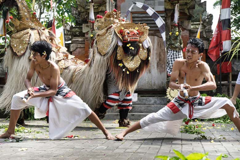 Dança barong em Batubulan