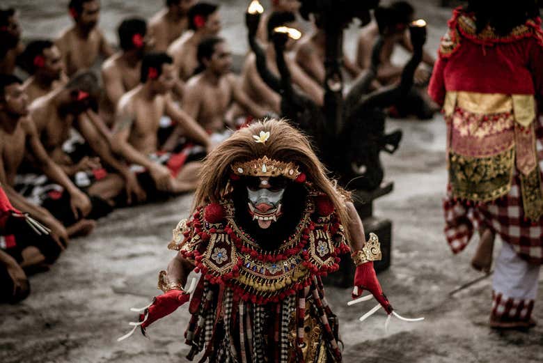 Desfrutando do espetáculo de dança