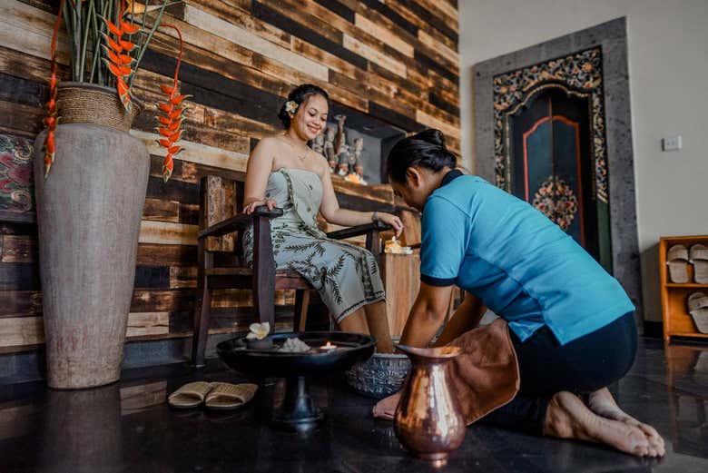 Reflexologia nos pés