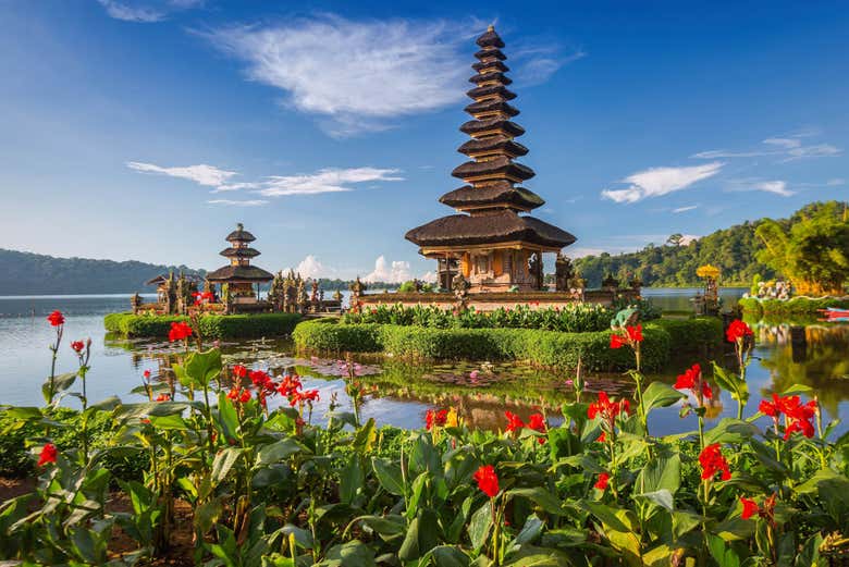 Templo flutuante de Pura Ulun Danu Beratan