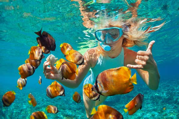 Snorkel na Lagoa Azul de Padangbai